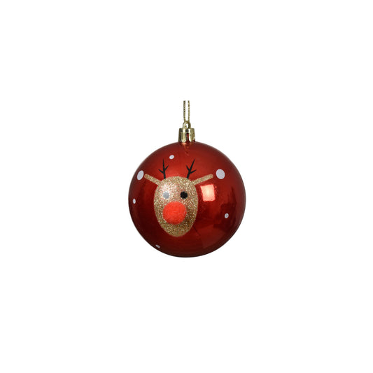 Bauble shatterproof shiny glitter deer