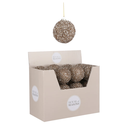 Bauble unbreakable champagne display - d8cm