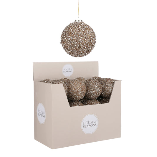 Bauble unbreakable champagne display - d10cm