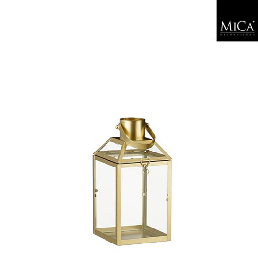 Giorgio lantern gold - l12,5xw11xh22,5cm