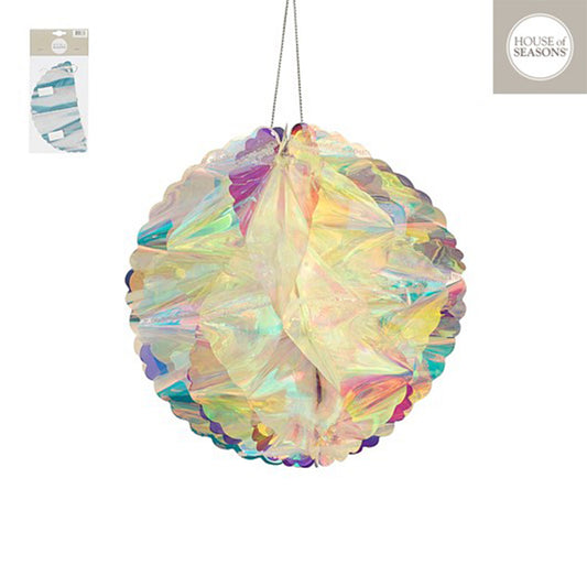 Ornament ball iridescent - d20cm