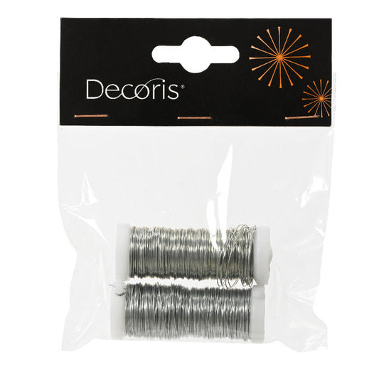 Wire iron  silver - dia0.03cm x L.6000cm