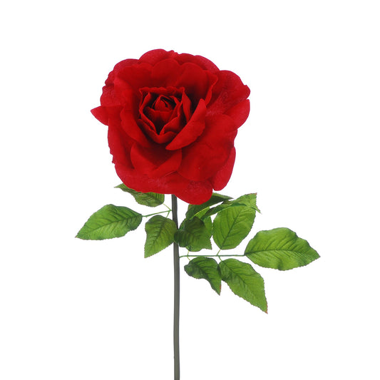 98cm red velvet rose stem