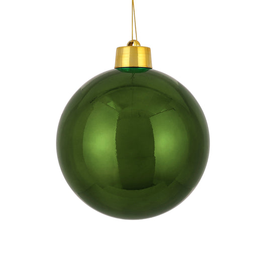 Bauble unbreakable d. green - d20cm